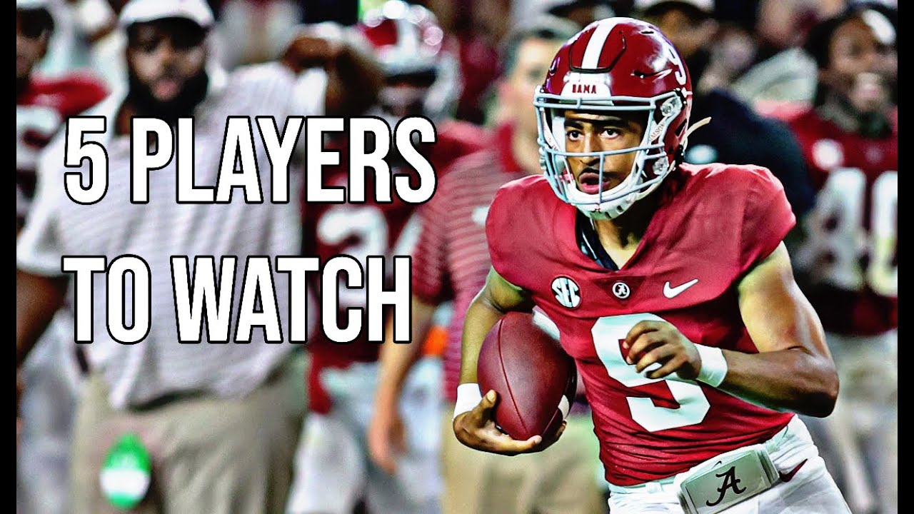 5 Alabama players to watch in Week Two Bryce Young Chris Braswell