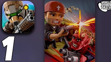Zombero: Hero Shooter - Chapter 1 and 2 Bosses - Gameplay Walkthrough Part 1 (iOS, Android)