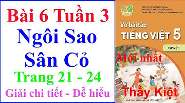Vở Bài Tập Tiếng Việt Lớp 5 Bài 6 Tuần 3 | Ngôi Sao Sân Cỏ | Trang 21 – 24 | Kết Nối Tri Thức