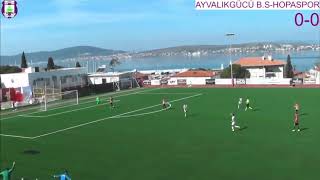 Ayvalıkgücü Belediyespor :1 - A.Hopaspor :1 maç Golleri