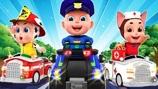 Rescue Team Saves Everyone   Wheels On the Bus Go Round and Round | More Nursery Rhymes & Kids Songs