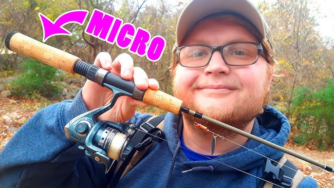 BEST Cheap Ultralight Fishing Rod that CATCHES FISH!  The SHAKESPEARE MICRO  SERIES Ultralight Rod 