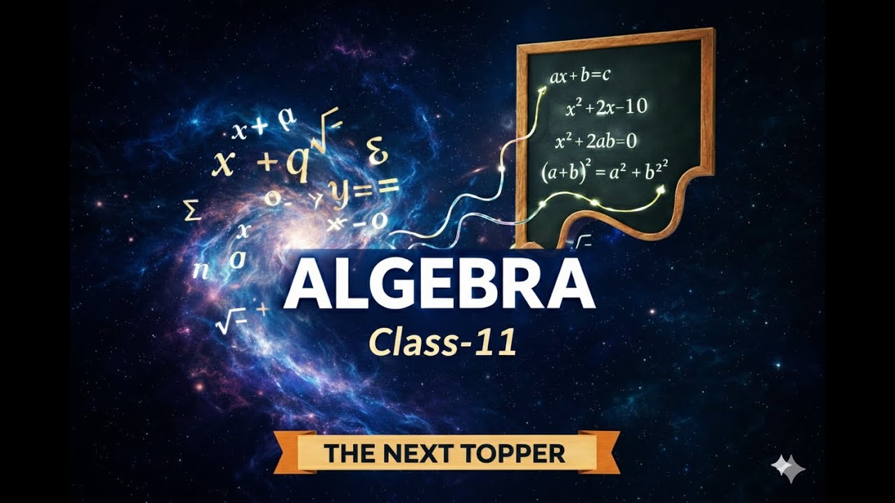 Class - 11 | Algebra (बीजगणित) | Complete Maths By The Next Topper | SSC CGL, CHSL, MTS | 