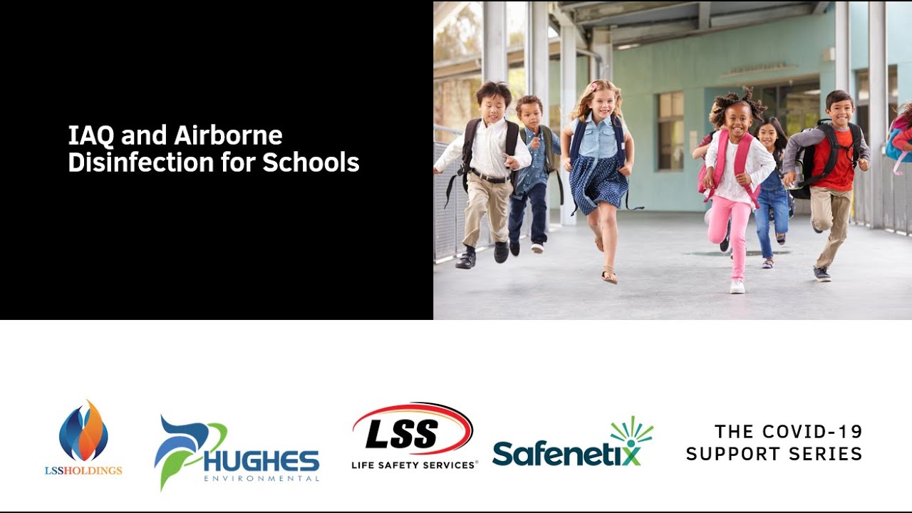 IAQ and Airborne Disinfection for Schools With UVC Lighting