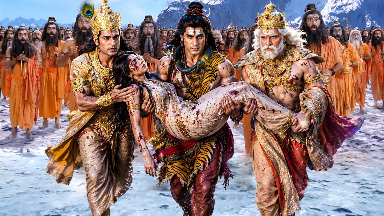 माता सती को बचाने के लिए ब्रह्मा, विष्णु और महेश ने लगा दी अपनी जान की बाज़ी! | Vighnaharta Ganesha