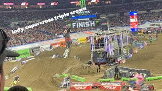 Indy supercross triple crown highlights