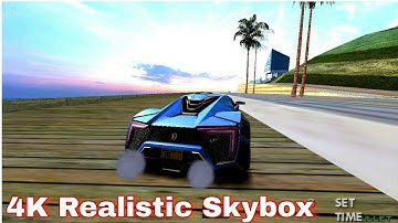 4K Realistic Skybox For GTA SAN ANDREAS ANDROID