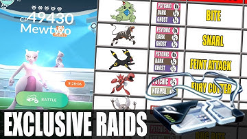 HOW TO BEAT MEWTWO EXCLUSIVE RAID | EXCLUSIVE RAID PASS POKEMON GO!!!!!