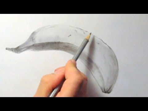 Video: Wie Zeichnet Man Eine Banane