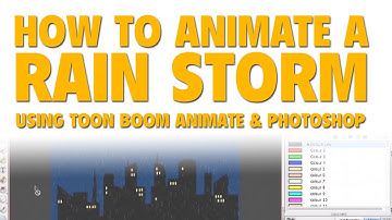 Animated Rain Tutorial: Toon Boom Animate