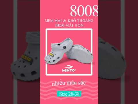 Video Sandal Kento CLog 8008 | Kentoshoes xưởng sản xuất... - youtube