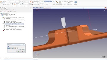 MASTERCAM 2017 compare sihouette boundary with curve one edge