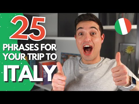 Italian Phrases To TRAVEL (TOP 25 Phrases You Need in Italian)