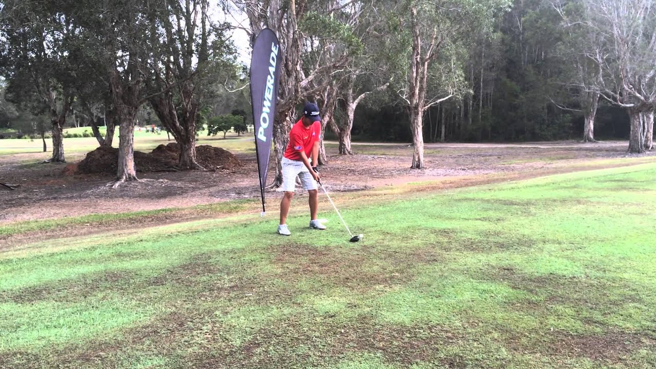 [Australian Golf Schools _ ANK GOLF]AnK 골프 - 예찬이 티샷 - YouTube