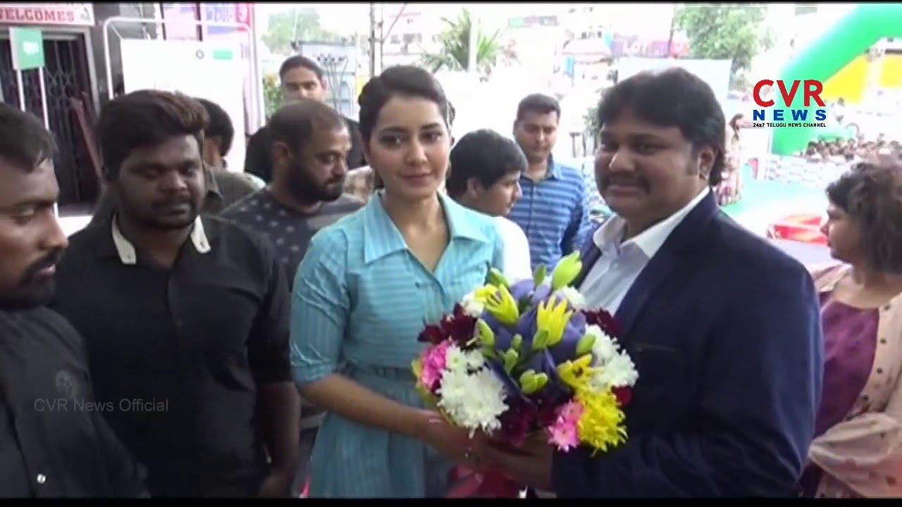 Rashi Khanna Launches Oppo F9 Pro Mobile at Chandanagar Big C Showroom | Hyderabad | CVR News