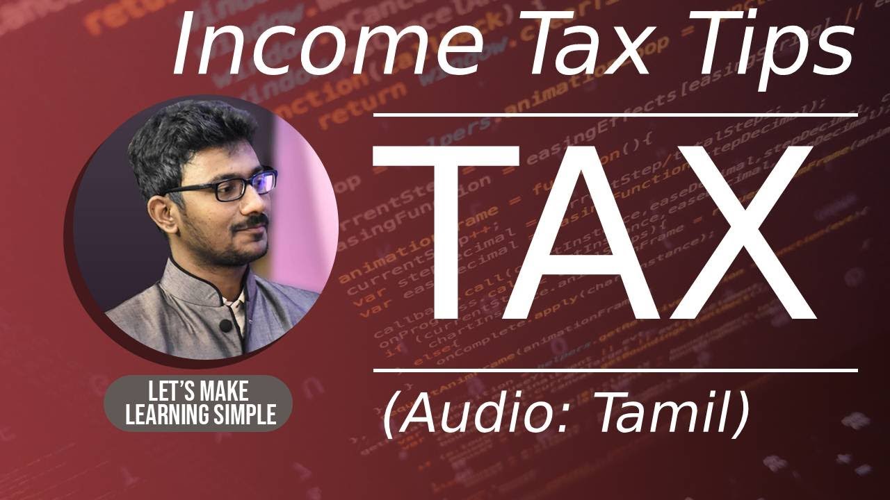Tax Tutorial Promo in Tamil Tax Tutorial in tamil YouTube
