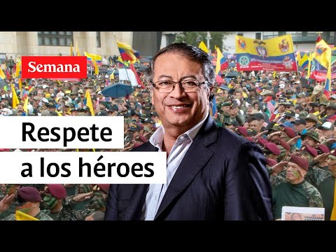 Policías y soldados en reserva le piden a Petro respetar la fuerza pública | Semana noticias