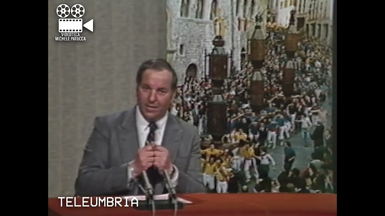 I Ceri di Gubbio - Caduta cero San Giorgio | Teleumbria (15-5-1982)