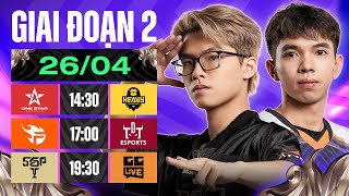 🔴 TRỰC TIẾP: SAIGON PHANTOM VS GG LIVE - VÒNG BẢNG GIAI ĐOẠN 2 ĐTDV MÙA XUÂN 2024 | NGÀY 26/04