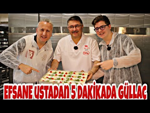 Efsane Ustadan 5 Dakikada Güllaç - Karaköy Güllüoğlu