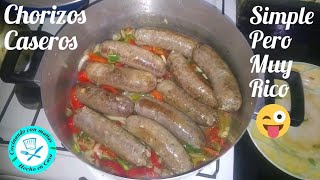 Como hacer chorizos a la pomarola