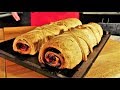 Pan de jamón con hojaldre de pastelería rápido