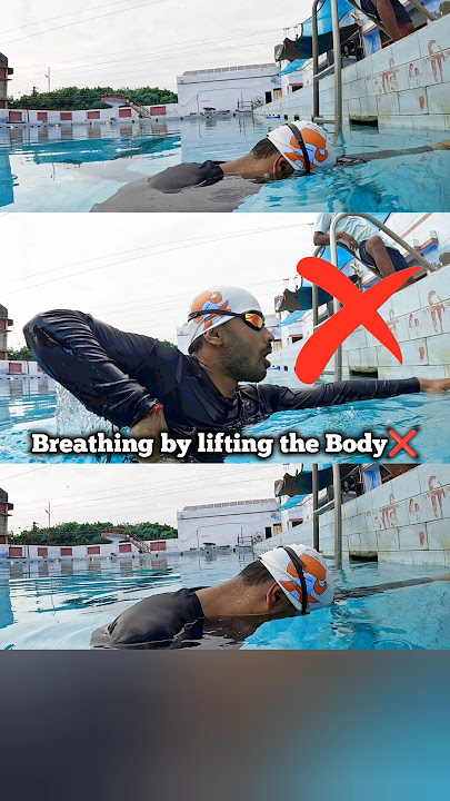 How to Breathe - Swimming Tips for Beginners ππΌ #swimmingtips #swimmingpool #howtoswim #breathing