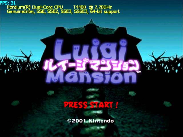 Luigi's Mansion (4K / 2160p / Texture Pack), Dolphin Emulator 5.0-15697