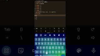 C Coding_Program_even odd using switch statement_C Coding by KS