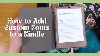 ✍ How to Add Custom Fonts to Kindle Via MacBook | Kindle Tips and Tricks 📖