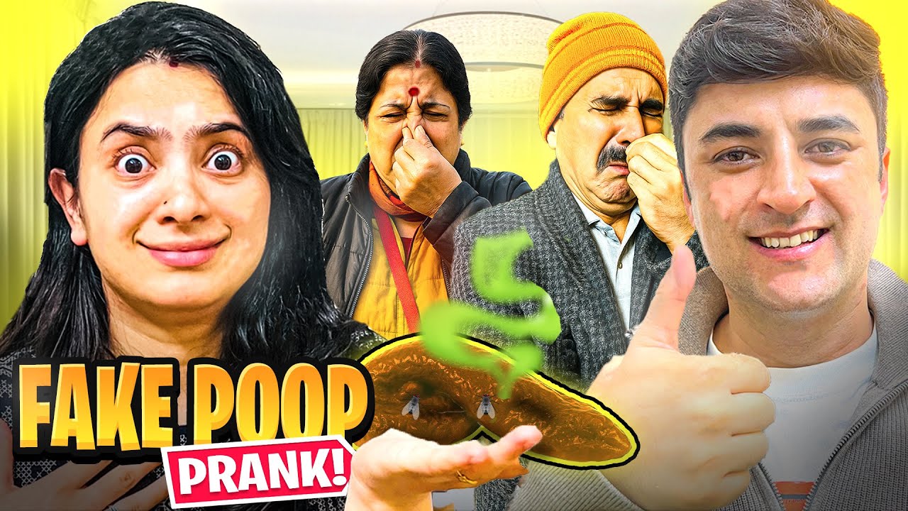 I Prank my FAMILY with this FAKE POOP!!!!