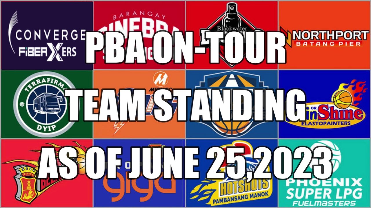 pba tour team standing 2023