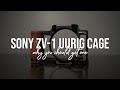 SONY ZV-1 UURIG CAGE | Why you should get a cage