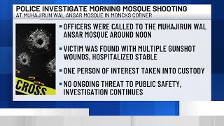 VIDEO: Police investigate shooting at Moncks Corner mosque, 1 injured