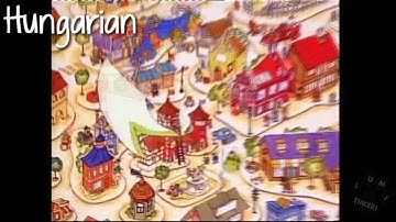 The Busy World Of Richard Scarry - Intro (One Line Multilanguage) [HD]