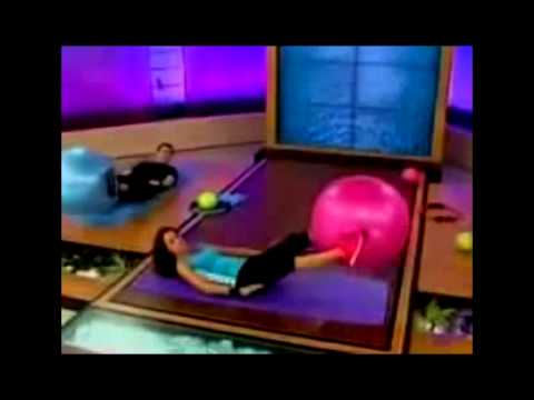 Pilates Egzersizleri Ebru Şallı-Pilates Topu Boy Uzatma Hareketleri Video