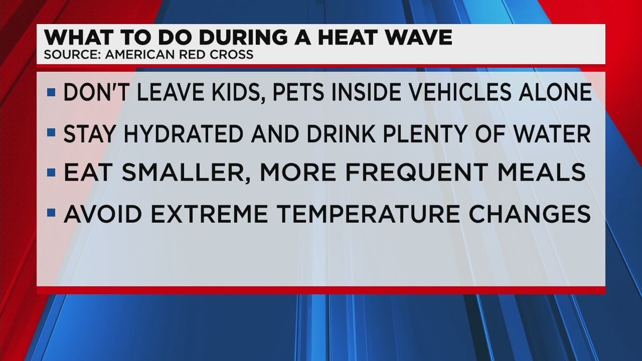 Tips to stay safe and cool during a heat wave - YouTube