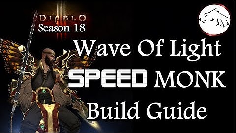 Diablo 3 Season 18 Monk Speed Wave Of Light Build - Sage