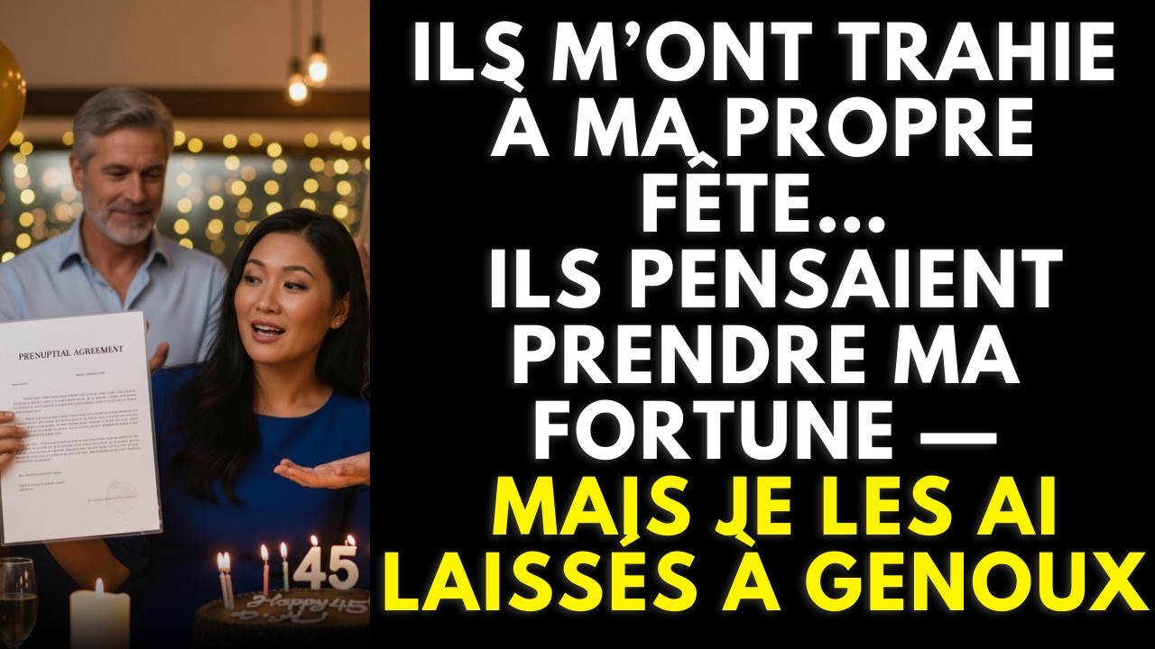 À ma fête, sa maîtresse exigea ma fortune — son sourire gela face au contrat prénuptial