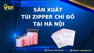 Sản Xuất Túi Zipper Chỉ Đỏ Tại Hà Nội