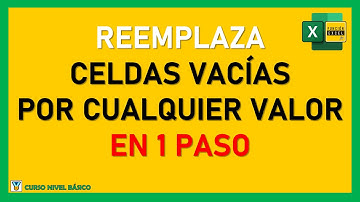 Cómo REEMPLAZAR TODAS LAS CELDAS VACÍAS POR CERO EN 1 SEGUNDO