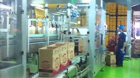 End of Line Packaging for Edible oil Jerry Cans- Clearpack Group