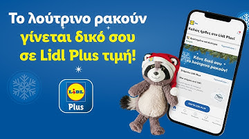 Κάνε δικό σου το λούτρινο ρακούν σε Lidl Plus τιμή