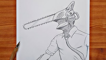 How to draw Chainsaw Man | Chainsaw Man step by step | easy tutorial