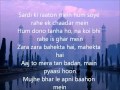 Zara zara lyrics   youtube