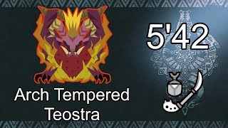 Mhw - Arch Tempered Teostra 542 Insect Glaive Solo Ta Wiki Rules 歴戦王テオテスカトル 操虫棍 ソロ