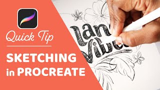 Pencil Sketching in Procreate | Why I Use the 6B Pencil Brush