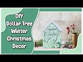 Easy DIY Seasons Greetings Winter Decor | Christmas Crafts Ideas 2022 | Easy Dollar Tree DIY