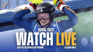 LIVE | Gurgl (AUT) - W - Slalom Run 2 - Audi FIS Ski World Cup