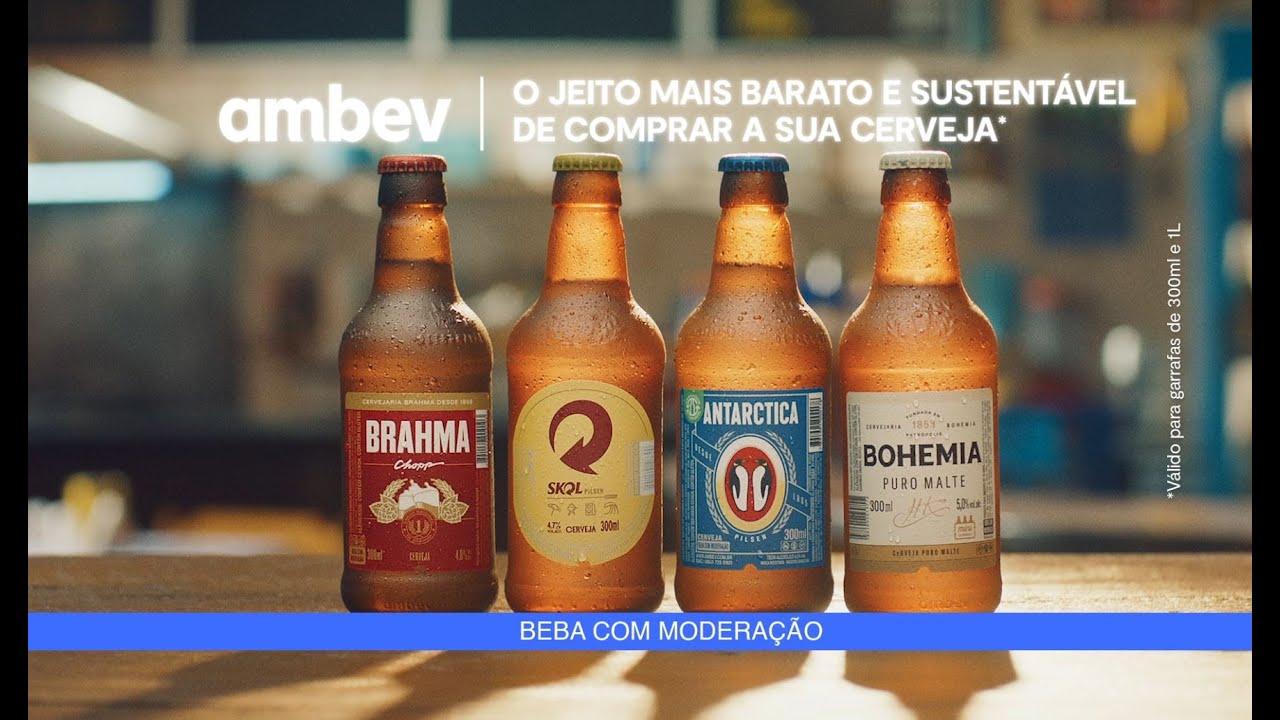 Ambev mostra que garrafas retornáveis são a melhor opção